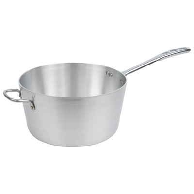 Vollrath 661185 8.5 Qt Aluminum Wear-Ever Tapered Sauce Pan