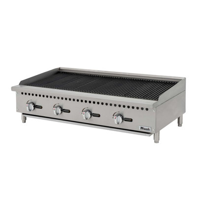 Migali C-CR48 48" Natural Gas Countertop Charbroiler - 140,000 BTU