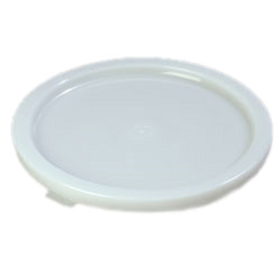 Carlisle 120202 Polyethylene White Round Bain Marie Food Storage Lid