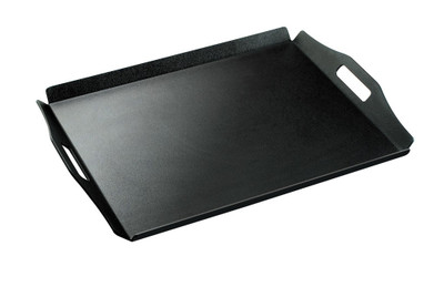 Cal-Mil 930-2-13 16"W x 1"H Black Room Service Tray