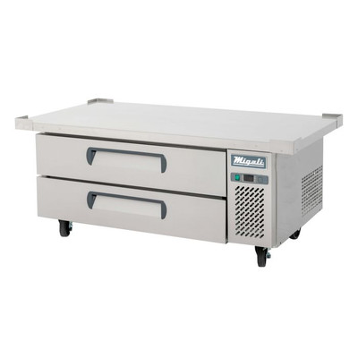 Migali C-CB52-60-HC 60-1/2"W One-Section Two Drawer Competitor Series Refrigerated Equipment Stand/Chef Base