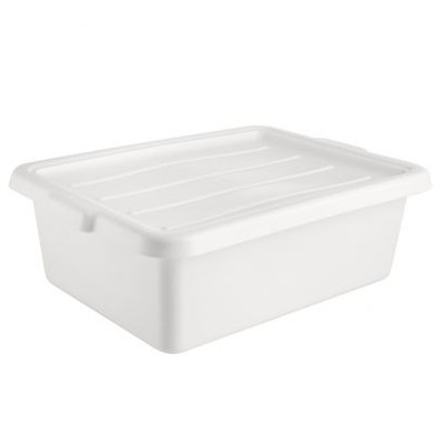 CAC China BTCV-57WT White Polypropylene Bus Box Cover (1 Each)
