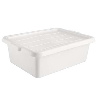 CAC China BTCV-57WT White Polypropylene Bus Box Cover (1 Each)