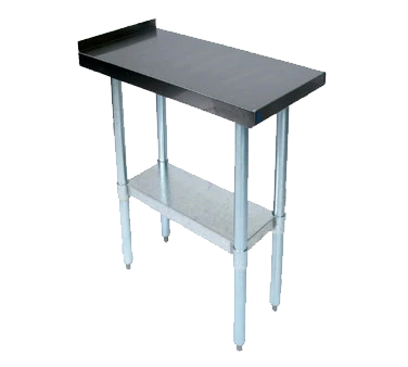 John Boos EFT8-3015 15"W x 30"D 18/430 Stainless Steel Filler Table