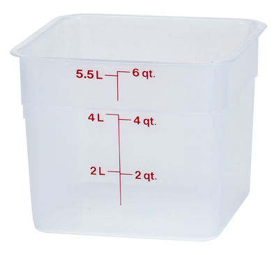 Cambro 2SFSCW135 CamSquare® Food Container 2 Qt.