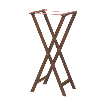 American Metalcraft WTSM38 18" W x 38" H Nylon Strap Tray Stand