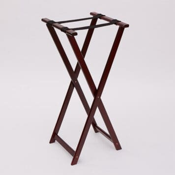 American Metalcraft WTSM38 18" W x 38" H Nylon Strap Tray Stand