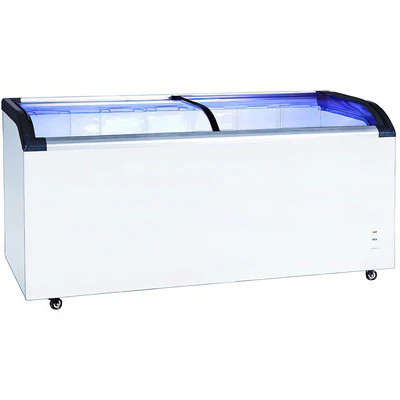 Admiral Craft BDCF-19-CG 71.26" W Hinged Lid Black Diamond Chest Freezer