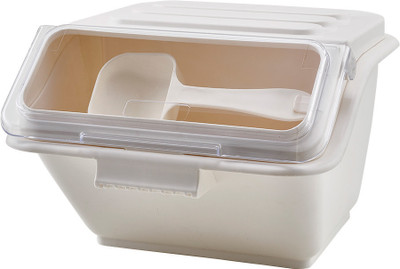 Winco IB-2S 2 Gallon Plastic Hinged Shelf Ingredient Bins