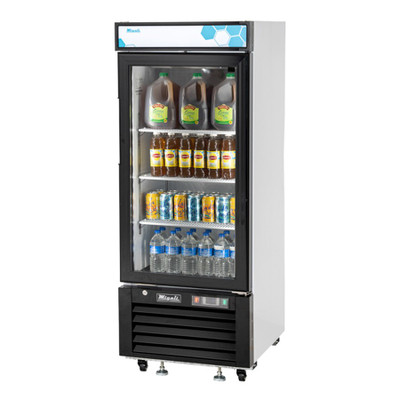 Migali C-10RM-HC 24.25" W One-Section Glass Door Refrigerator Merchandiser