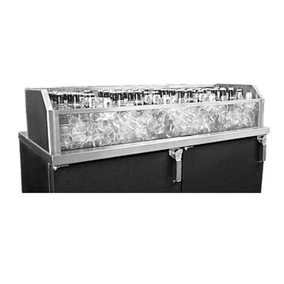 Glastender GDU-12X84 Glass Ice Display Unit - 84"W x 12"D x 9"H