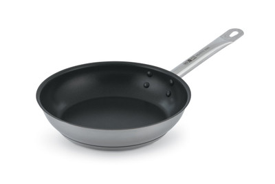 Vollrath N3809 9.5" Stainless Steel and Aluminum Optio Fry Pan