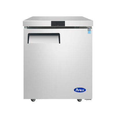 Atosa MGF8401GR 7.15 Cu. Ft. Solid Door Reach-In Undercounter Refrigerator - 115 Volts