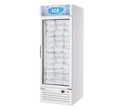 Turbo Air TGIM-23W-N 27&quot; Glass Door Reach-In Ice Merchandiser