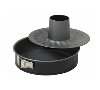 Matfer Bourgeat 340217 11&quot; x 2.5&quot; Round Steel Exopan Spring Form Mold