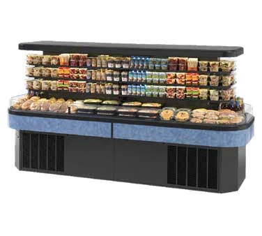 Federal Industries IMSS120SC-2 120.5"W Specialty Display Island Self-Serve Refrigerated Merchandiser