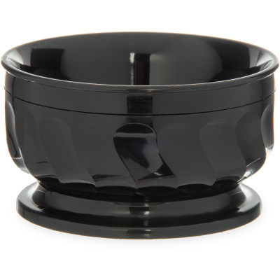 Dinex DX330003 Turnbury 9 oz. Onyx Insulated Bowl with Pedestal Base