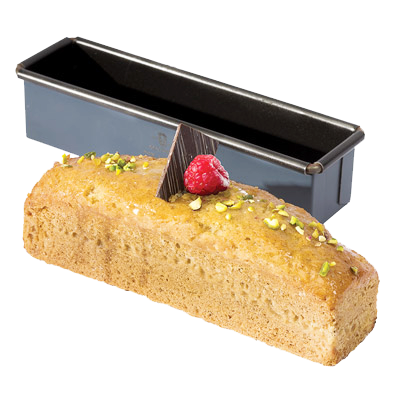 Matfer Bourgeat 331082 12.13" x 1.75" Steel Exopan Mini Bread Mold