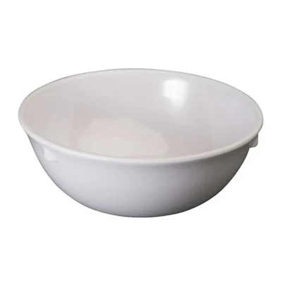 Winco MMB-11W
 4-3/4"
 11 Oz.
 Plastic
 White
 Round
 Nappie
 8 Dozen (Contains 1 Dozen)