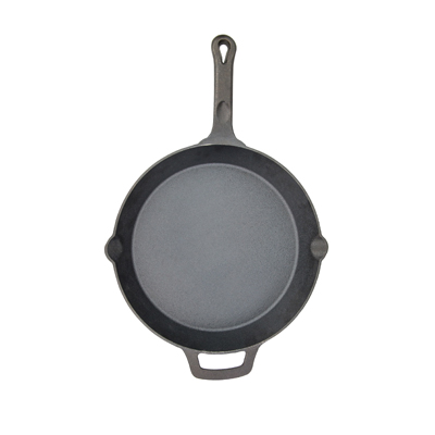 Winco CAST-12 12" Dia Cast Iron Round FireIron Skillet