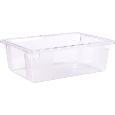 Cambro 13 Gal Clear Plastic Food Storage Container - 26L x 18W x 9D