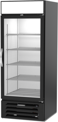 Beverage Air MMF27HC-1-B 30"W One-Section Glass Door MarketMax DUAL TEMP Merchandiser