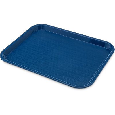 Carlisle CT101414 13.87" W x 10.75" D x 0.79"H Blue Rectangle Café Tray
