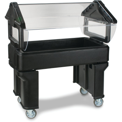Carlisle 660503 45-1/4"W Black SixStar Portable Food Bar