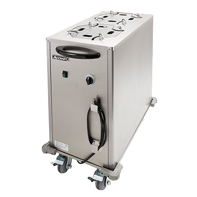 Adcraft LR-2 Stainless Steel Heated Plate Enclosed Cabinet - 1260 Watts