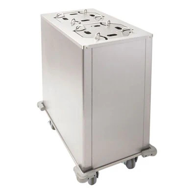 Adcraft LR-2 Stainless Steel Heated Plate Dish Dispenser - 120V, 1260 Watts
