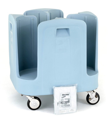 Metro PCD12 Blue Poker Chip Dish Dolly With Handle