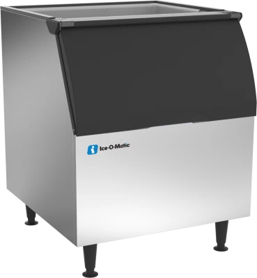 Ice-O-Matic B40 344 Lbs. Aluminum Top Hinged Slope Front Door Ice Bin