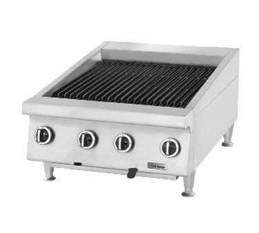 Garland UTBG24-NR24 24" Gas Countertop Charbroiler - 72,000 BTU