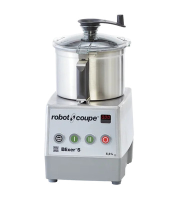 Robot Coupe Blixer5 Food Processor with 5.5 Liter Stainless Steel Bowl and Two Speeds - 3 hp