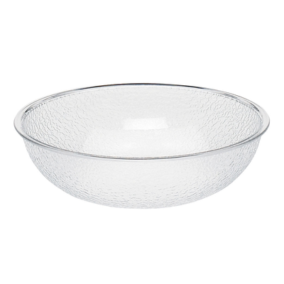 Cambro PSB10176
 10&quot;
 3.2 qt
 PolyCarbonate
 Clear
 Round
 Camwear Salad Bowl - 12/Case
