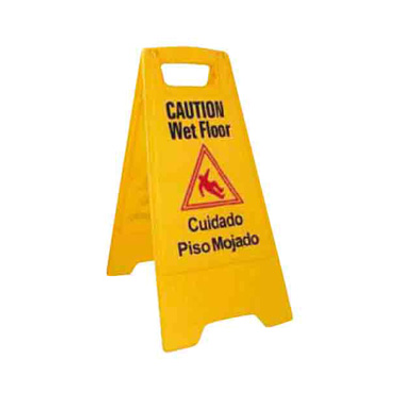 Winco WCS-25 Wet Floor Caution Sign 12"
