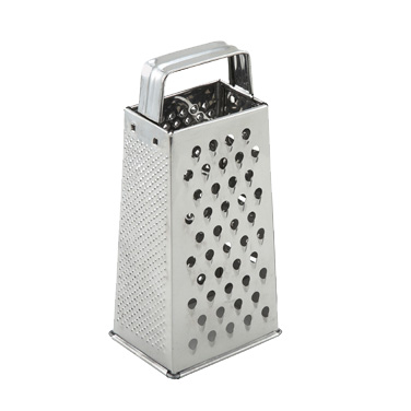 Winco SQG-1 4" x 3" x 9" Stainless Steel Grater