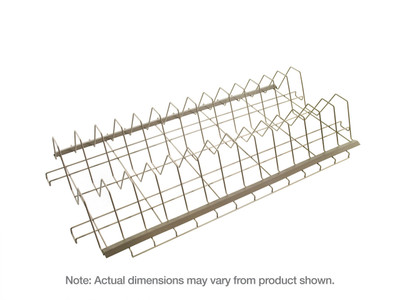 Metro XTR2460XEA 17 Pans Mounts On 60" W Taupe Epoxy Coated Wire Pan Drying Rack