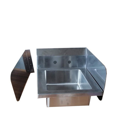 Atosa MRS-HS-14SP Stainless Steel Side Splash for 14" Hand Sinks