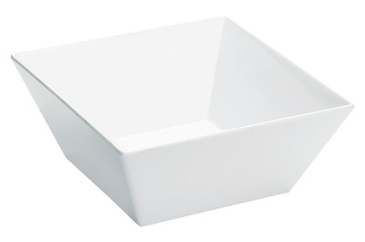Cal-Mil SR263
 6 qt
 Plastic
 White
 Square
 Sierra Bowl