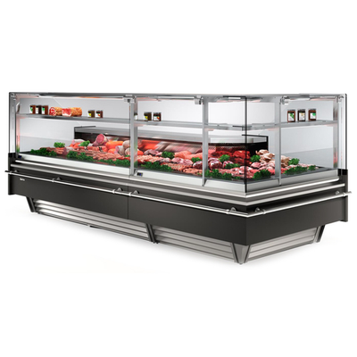 Infrico USA IDC-VBC90AARSCP 73.63&quot;W Refrigerated Red Meat Deli Display Case