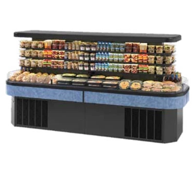 Federal Industries IMSS120SC-3 120.5"W Specialty Display Island Self-Serve Refrigerated Merchandiser