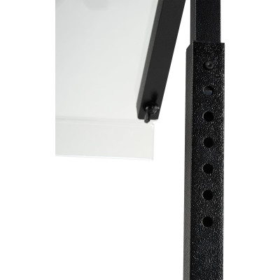 Carlisle 972003 48"W Black Portable Sneeze Guard
