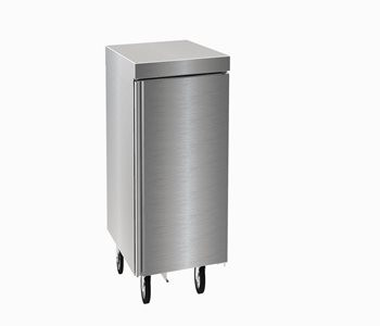 Delfield 4424NP 24" W Stainless Steel One-Section 1 Door Reach-In Refrigerated Worktop and Undercounter - 115 Volts