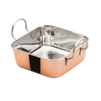 Winco DDSB-202C
 24 Oz.
 Copper
 Square
 Mini RoasTing Pan