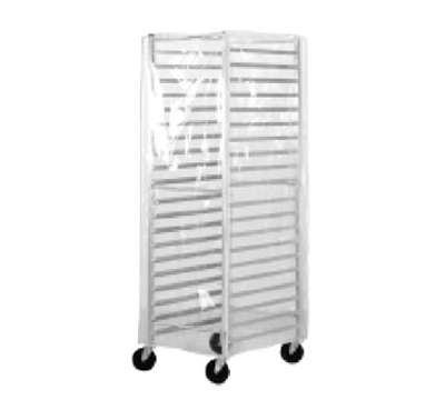 Advance Tabco PRC-2-2X 28&quot; W x 62&quot; H x 23&quot; D Clear Plastic Rack Cover