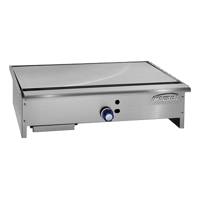 Imperial ITY-24 NG 24" Natural Gas Drop-In Teppan-Yaki Griddle - 30,000 BTU