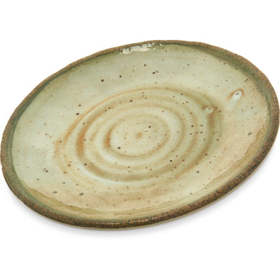 Carlisle GA5500270 9" Dia. Plastic Round Coupe Gathering Salad Plate