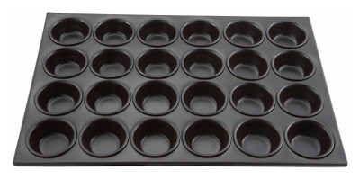 Winco AMF-24NS 20.5&quot; Aluminum Muffin Pan