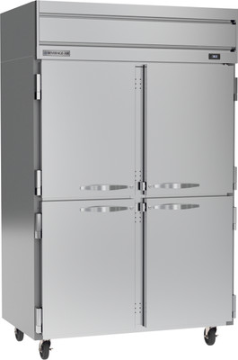 Beverage Air HR2HC-1HS 52" W Two-Section Solid Door Reach-In Horizon Series Refrigerator